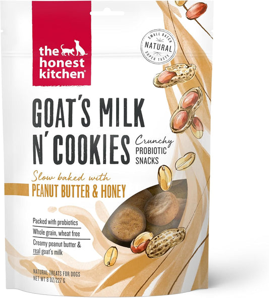 The Honest Kitchen Goat's Milk N' Cookies with Peanut Butter & Honey 8 oz - Happy Pet