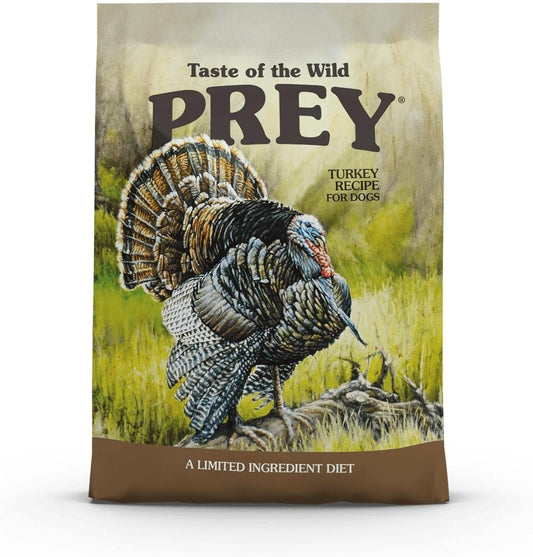 Taste of the Wild PREY Turkey Grain-Free Dry Dog Food 8 lbs - Happy Pet