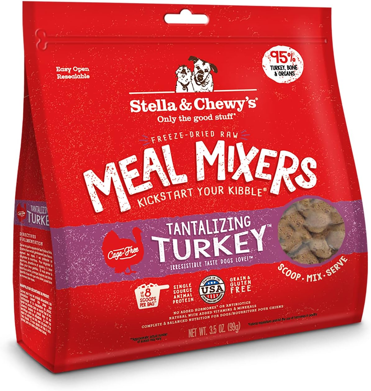 Stella & Chewy's Meal Mixers Turkey 8 oz - Happy Pet