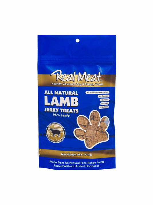 Real Meat Lamb Jerky Treats 4 oz - Happy Pet