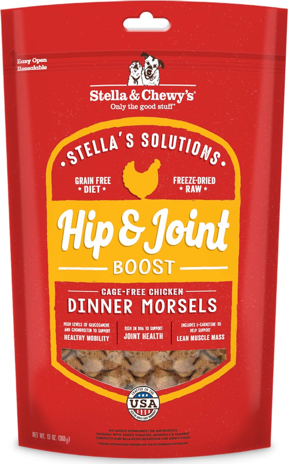 Stella & Chewy's Hip & Joint Boost Chicken Dinner Morsels 4.25 oz - Happy Pet