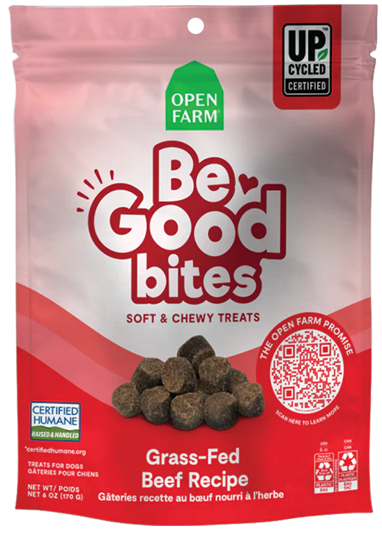 Open Farm Be Good Bites Grass-Fed Beef 6 oz - Happy Pet