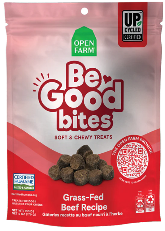 Open Farm Be Good Bites Grass-Fed Beef 6 oz - Happy Pet