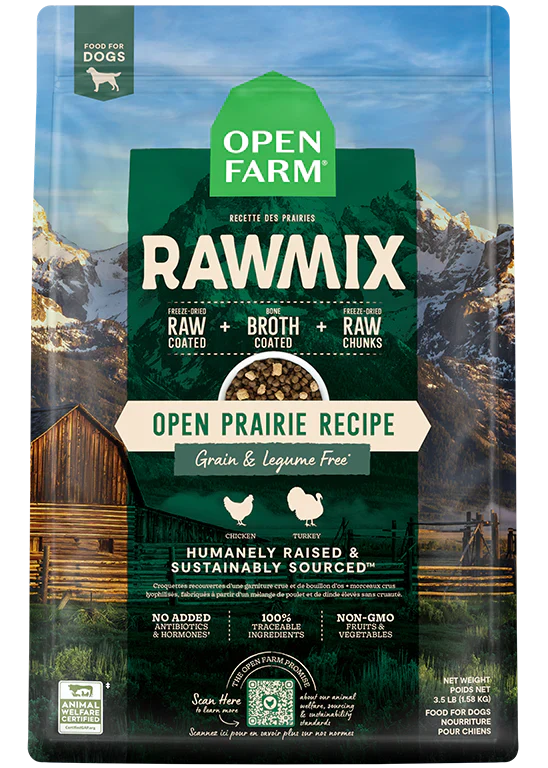 Open Farm Dog Rawmix Open Prairie Grain Free - Happy Pet