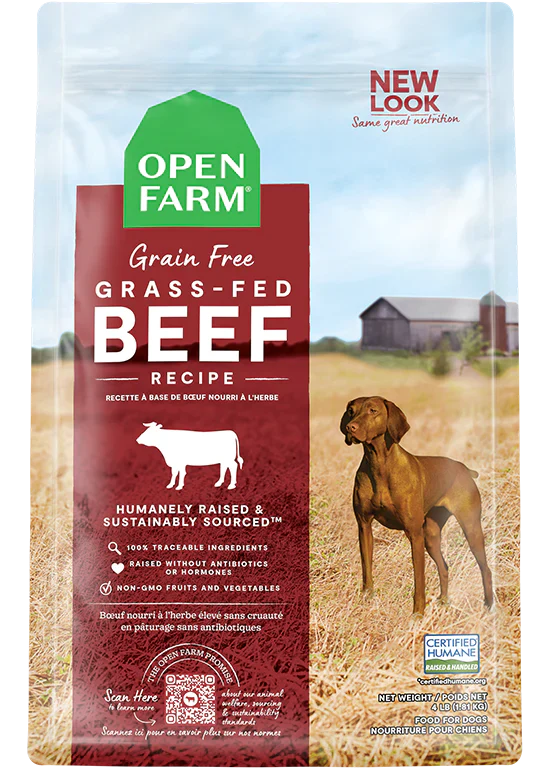 Open Farm Grass-Fed Beef Grain Free - Happy Pet