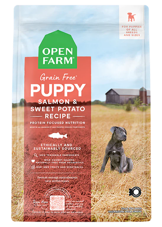 Open Farm Puppy Salmon & Sweet Potato Grain-Free 4 lbs - Happy Pet