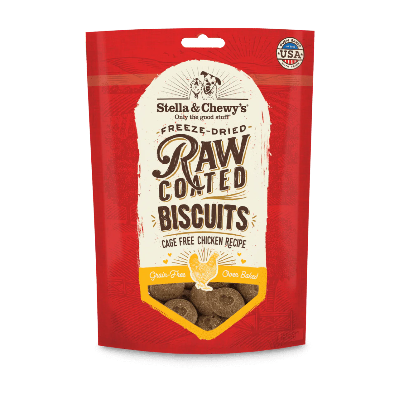 Stella & Chewy's Raw Coated Biscuits Chicken 9 oz - Happy Pet