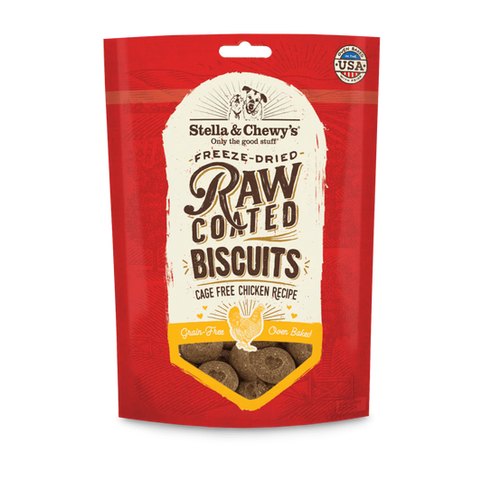 Stella & Chewy's Raw Coated Biscuits Chicken 9 oz - Happy Pet