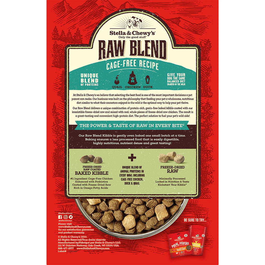 Stella & Chewy's Raw Blend Cage-Free Grain-Free 3.5 lbs - Happy Pet