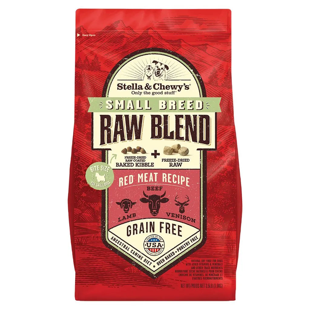 Stella & Chewy's Raw Blend Red Meat Small Breed Grain-Free 3.5 lbs - Happy Pet