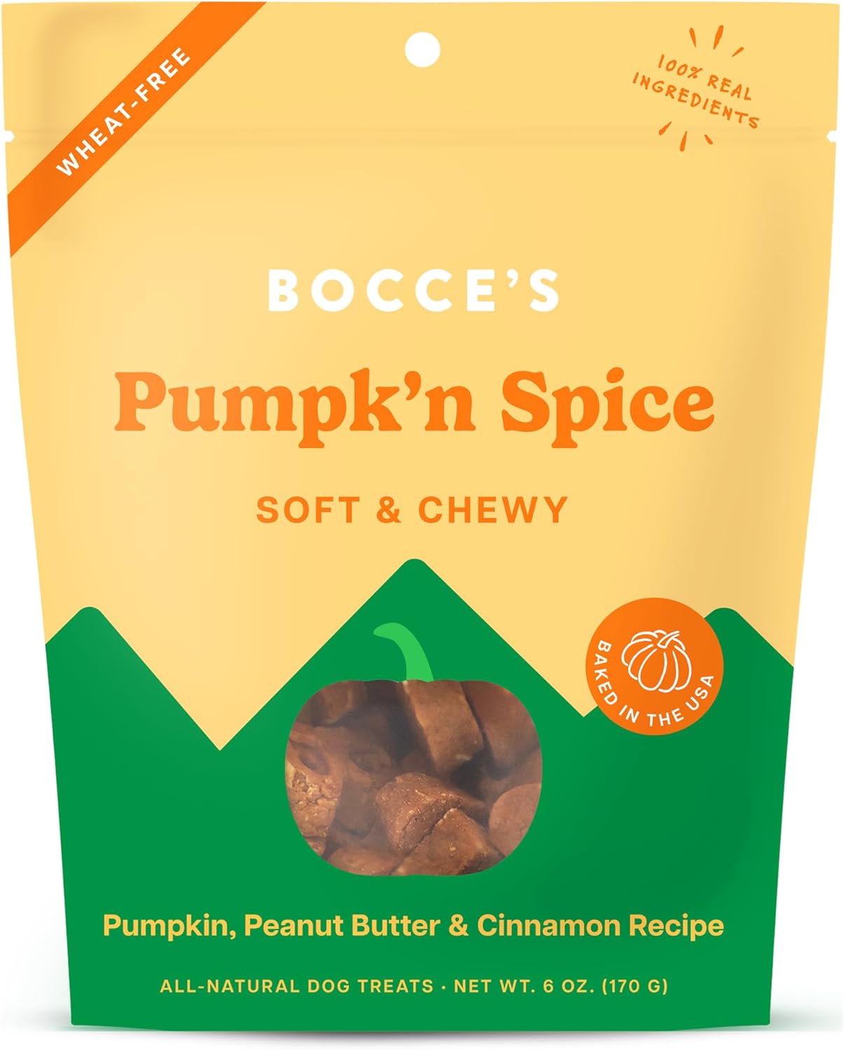 Bocce's Pumpk'n Spice Soft & Chewy 6 oz - Happy Pet