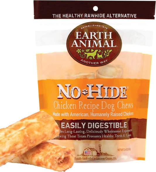 Earth Animal No - Hide Chews Small Chicken 2 pk - Happy Pet