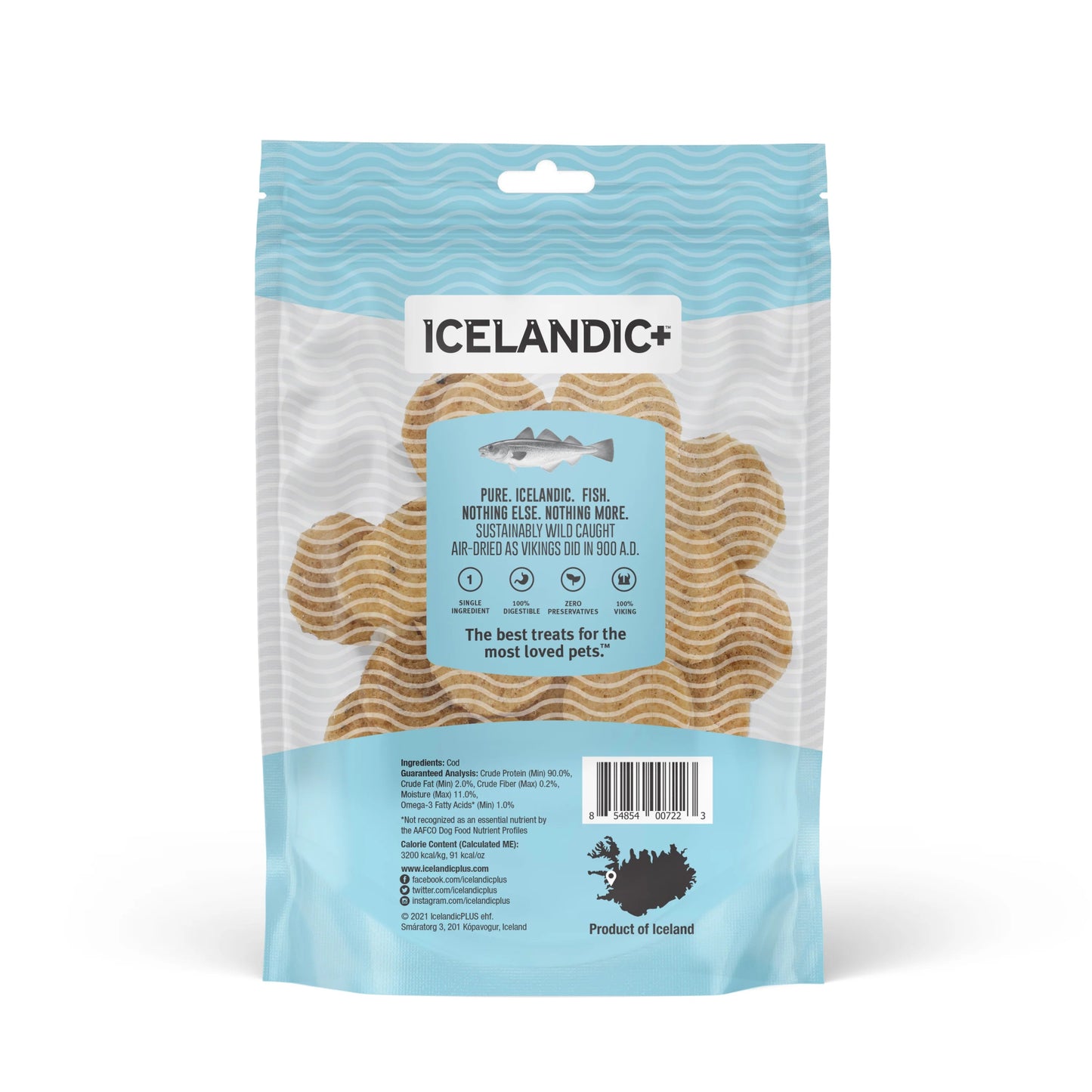 Icelandic+ Cod Fish Chips 2.5 oz - Happy Pet