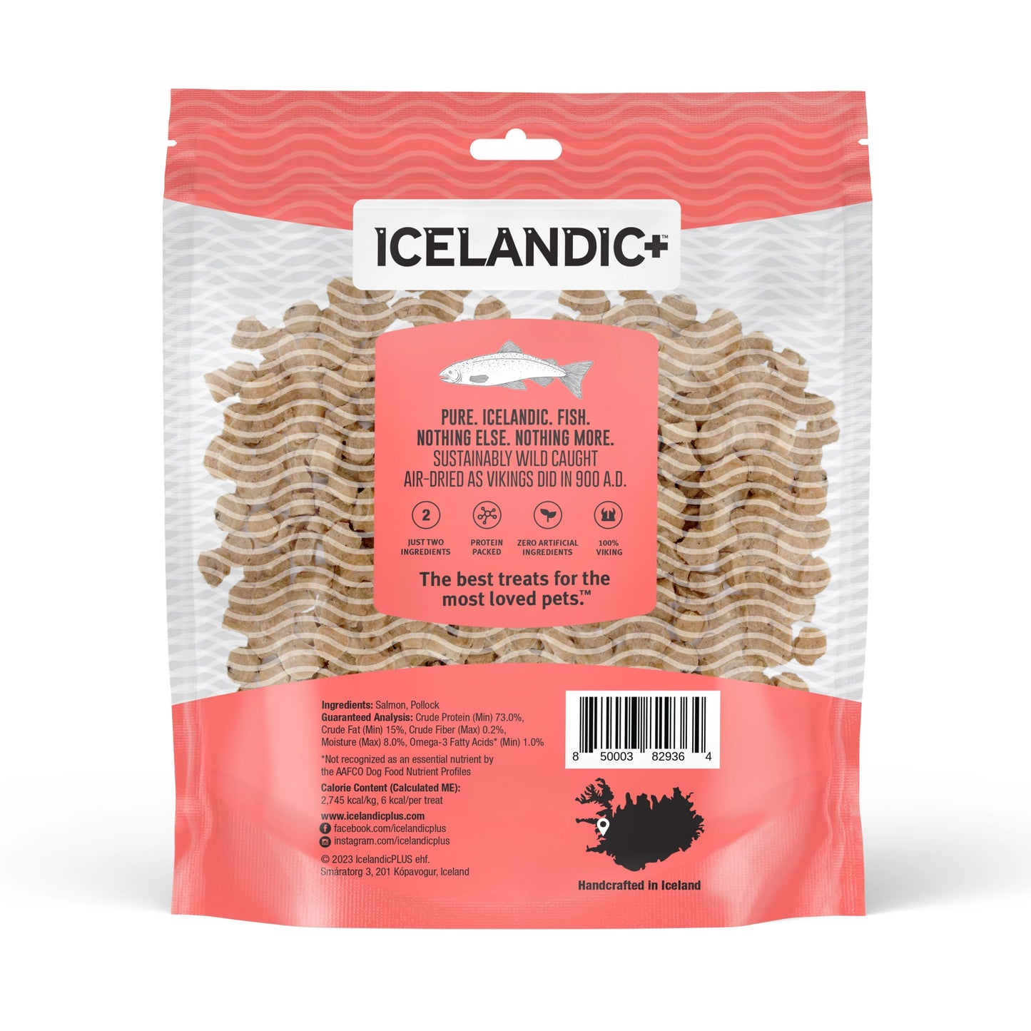 Icelandic+ Salmon Chips Mini Bites 2.5 oz - Happy Pet