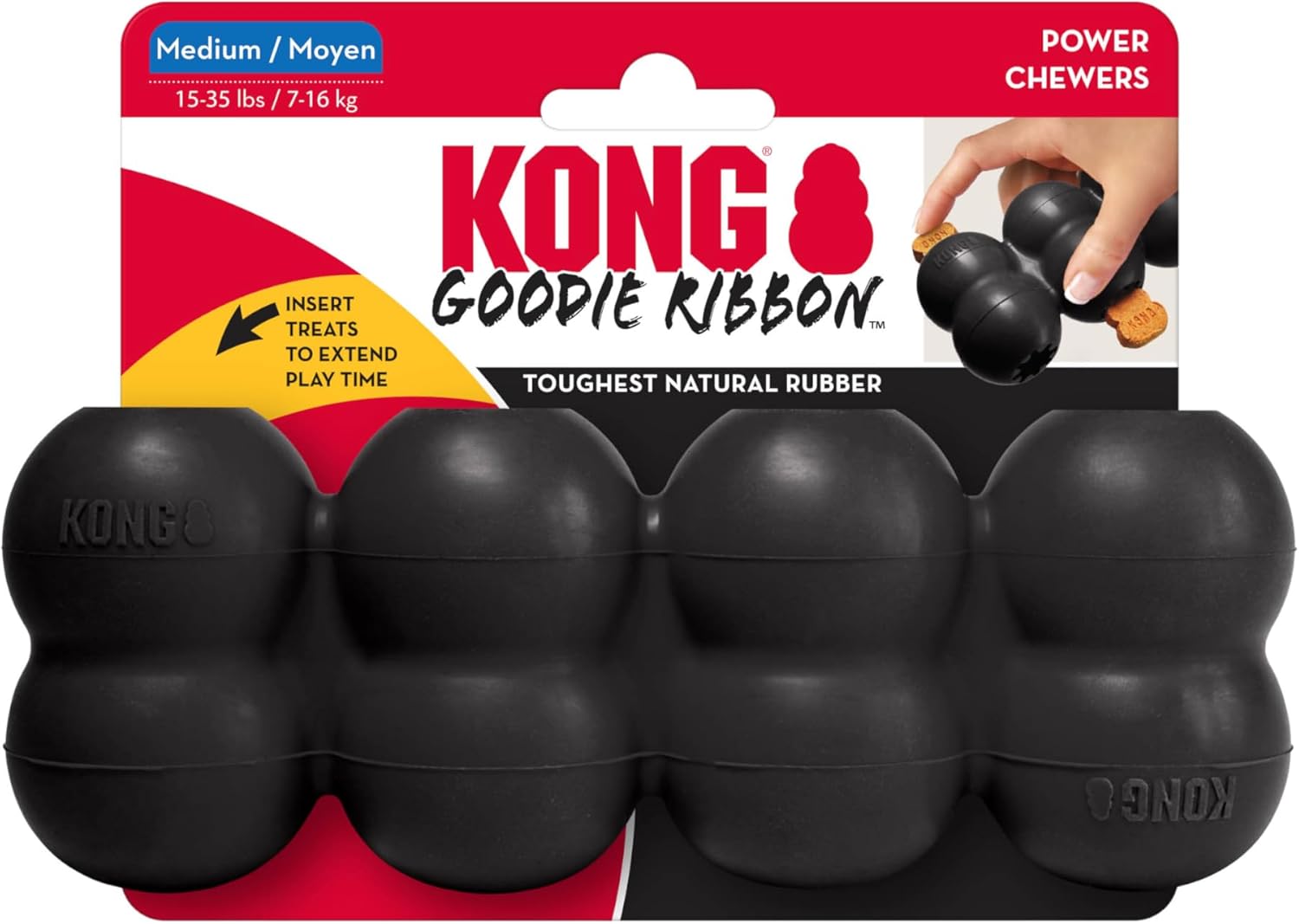 Kong Goodie Ribbon Extreme Medium - Happy Pet