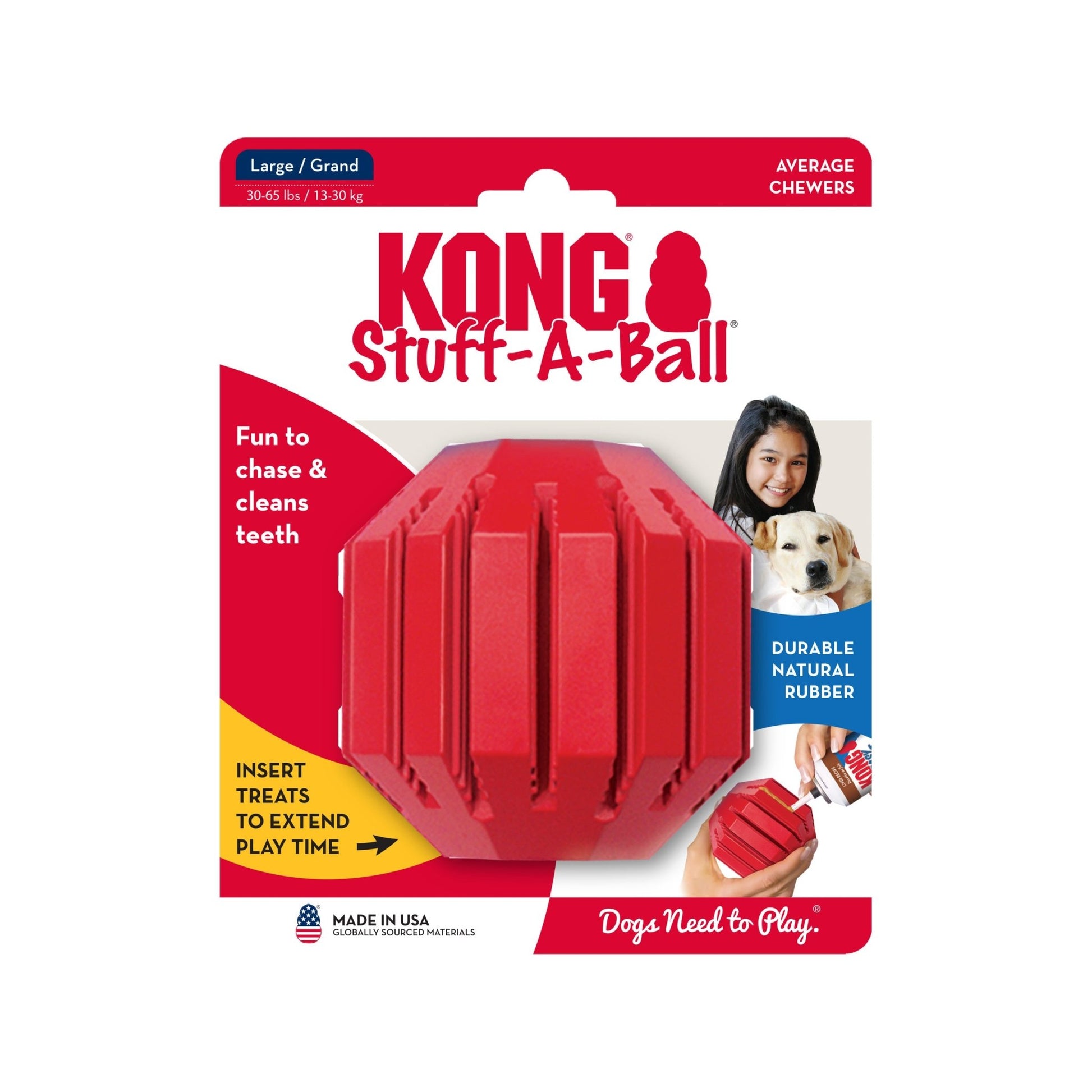 Kong Stuff - A - Ball - Happy Pet