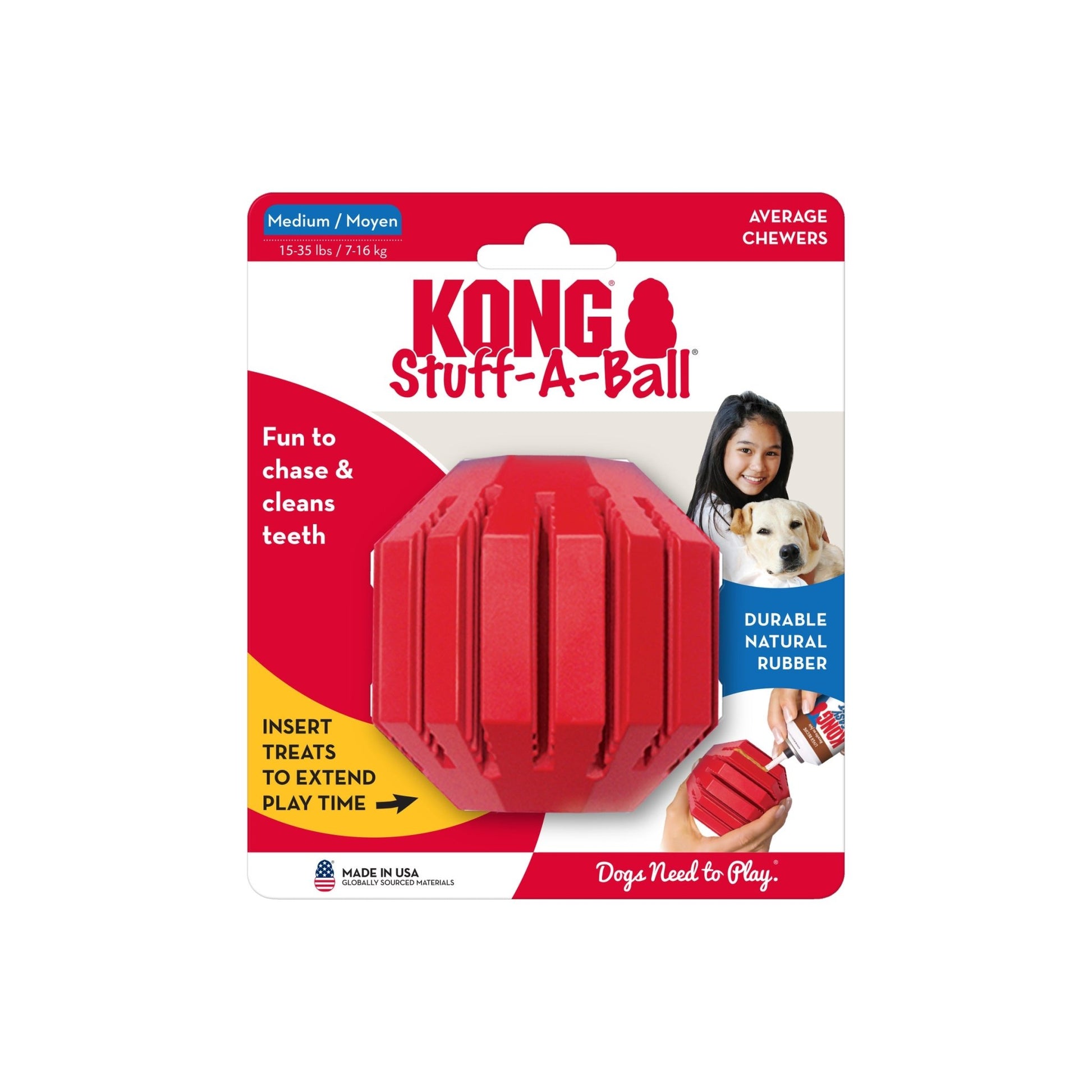 Kong Stuff - A - Ball - Happy Pet