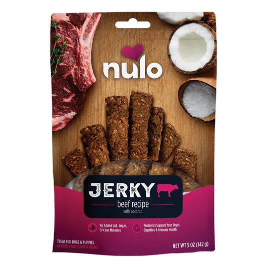 Nulo Jerky Beef with Coconut 5 oz - Happy Pet