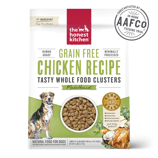 The Honest Kitchen Whole Food Clusters Chicken Grain-Free 5 lbs - Happy Pet